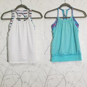 Ivivva LOT OF 2 Lined Mesh Tanks